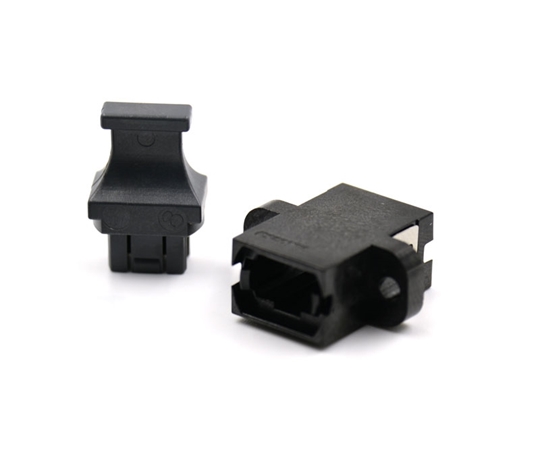Black MTP Adapter SC Footprint Full Flange  Black MTP Adapter SC Footprint Full Flange