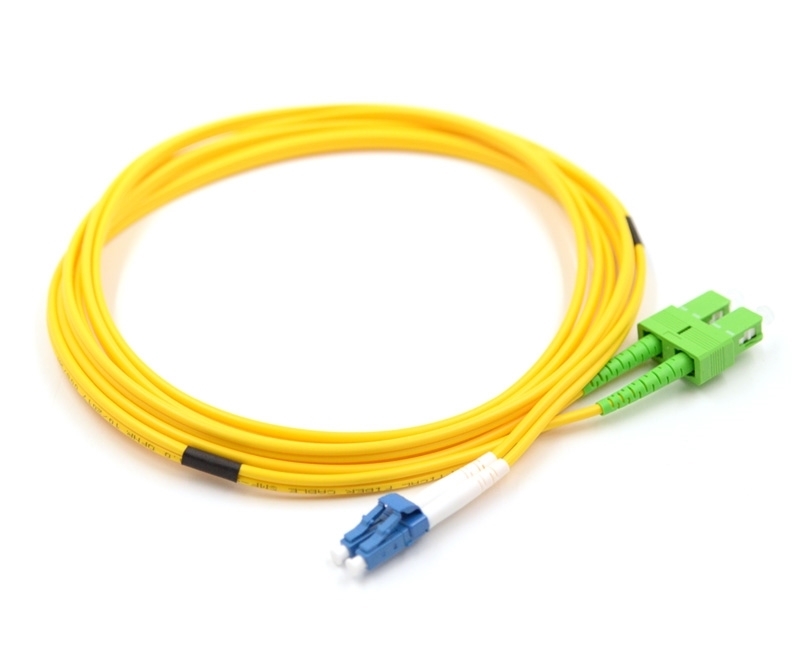 7m LC to SC/APC Duplex Singlemode Patch Cable