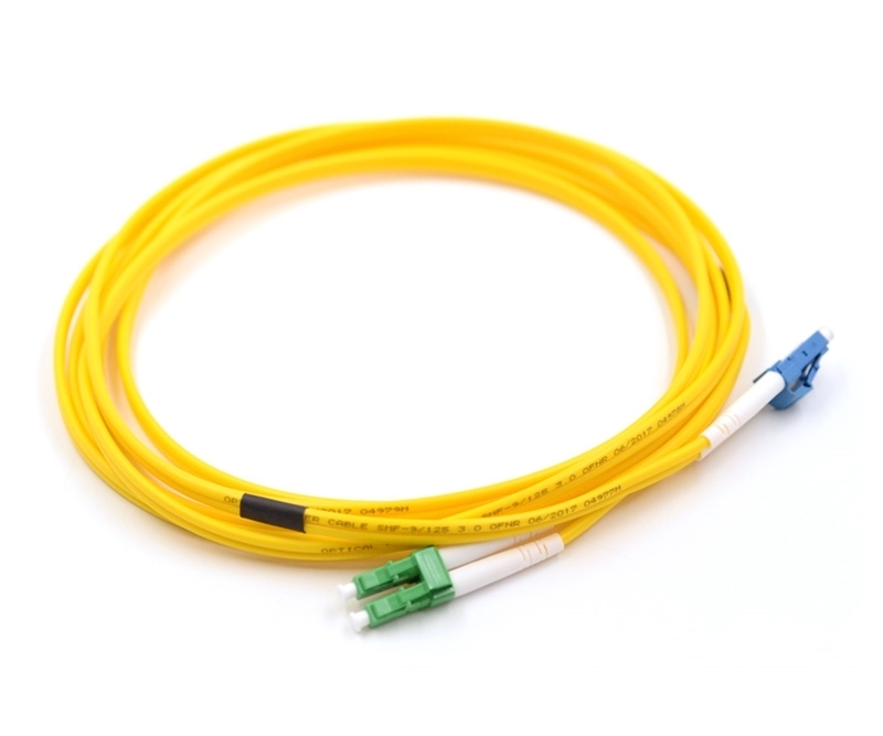 20m LC to LC/APC Duplex Singlemode Patch Cable