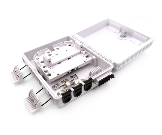 16 Splice Fiber Optic Termination Box 15 Ports  16 Splice Fiber Optic Termination Box 15 Ports