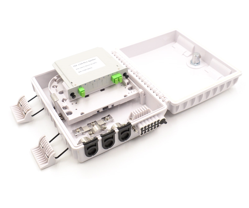 16 Splice Fiber Optic Termination Box 15 Ports