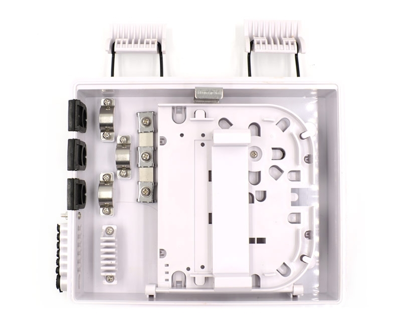 16 Splice Fiber Optic Termination Box 15 Ports