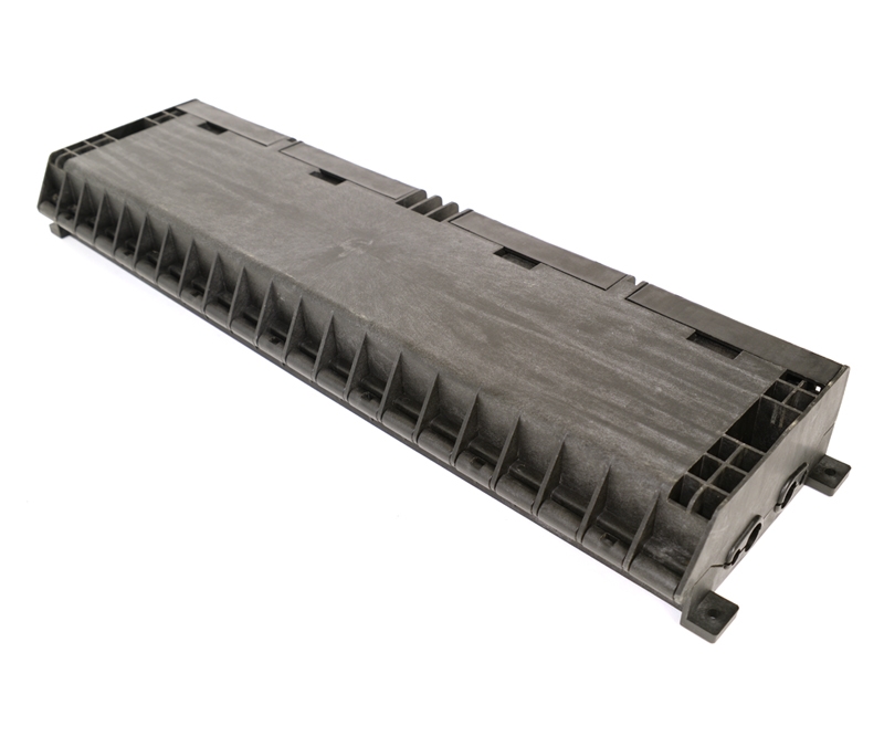 48 Fiber Inline Splice Enclosure 8 Port 1 Tray