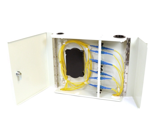 24 Adapter Slot Indoor Wall Mount Box 2 Doors  24 Adapter Slot Indoor Wall Mount Box 2 Doors