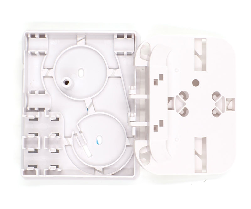 4 Fiber Wall Outlet Box with 2 SC Ports