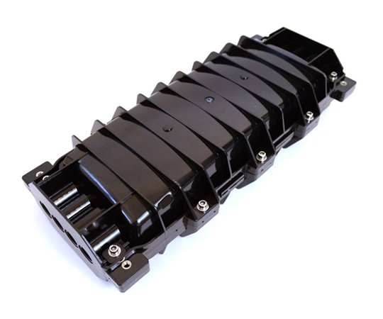 72 Fiber Inline Splice Enclosure 8 Port 2 Tray  72 Fiber Inline Splice Enclosure 8 Port 2 Tray