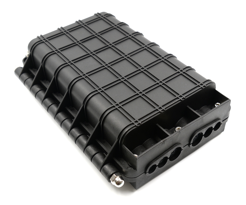 48 Fiber Horizontal Splice Enclosure 6 Ports 4 Trays