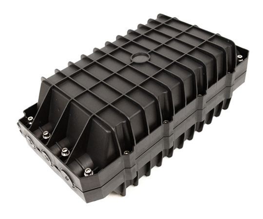 48 Fiber Inline Splice Enclosure 6 Port 2 Tray  48 Fiber Inline Splice Enclosure 6 Port 2 Tray