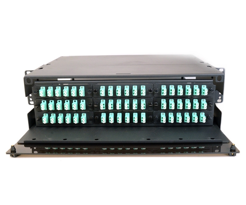 3U 19 Patch Panel for 9 LGX Adapter Plates