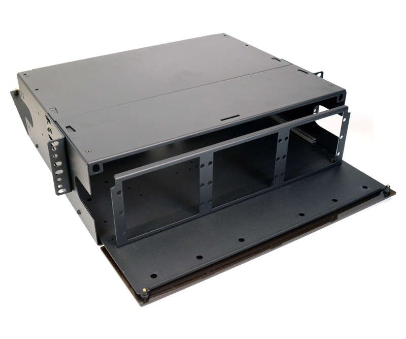 3U 19 Patch Panel for 9 LGX Adapter Plates