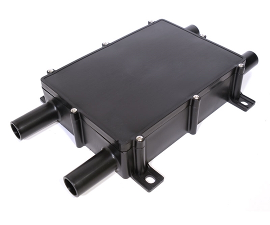 96 Fiber Inline Splice Enclosure 4 Port 4 Tray  96 Fiber Inline Splice Enclosure 4 Port 4 Tray