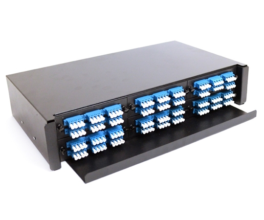 2U 19 Patch Panel for 6 FType Adapter Plates  2U 19 Patch Panel for 6 FType Adapter Plates