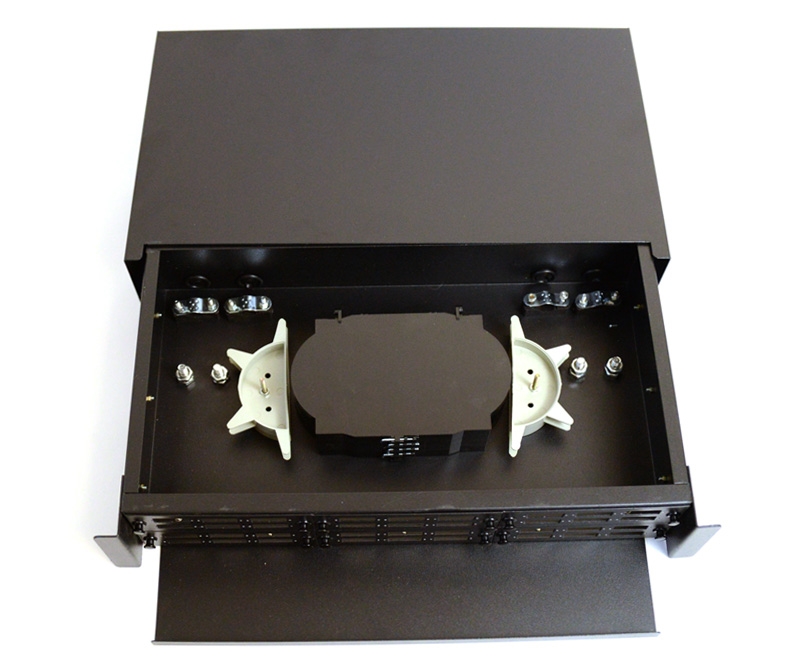 2U 19 Patch Panel for 6 FType Adapter Plates