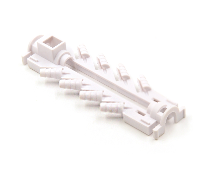 8 Fiber Wall Outlet Box with 4 Ports