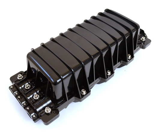144 Fiber Inline Splice Enclosure 6 Port 6 Tray  144 Fiber Inline Splice Enclosure 6 Port 6 Tray