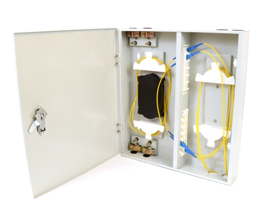 24 Adapter Slot Indoor Wall Mount Box Single Door  24 Adapter Slot Indoor Wall Mount Box Single Door