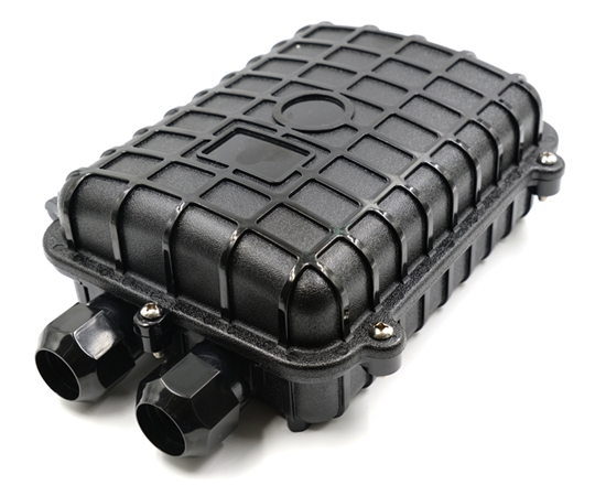 48 Fiber Horizontal Splice Enclosure 2 Ports 4 Trays  48 Fiber Horizontal Splice Enclosure 2 Ports 4 Trays