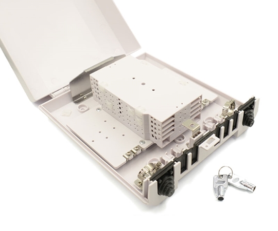 48 Splice Fiber Optic Termination Box 7 Ports  48 Splice Fiber Optic Termination Box 7 Ports