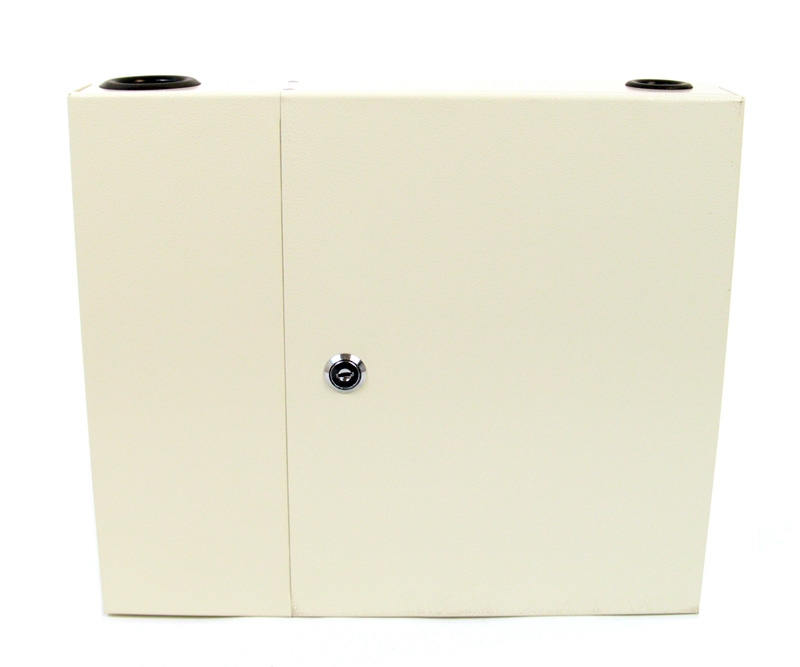 24 Adapter Slot Indoor Wall Mount Box 2 Doors