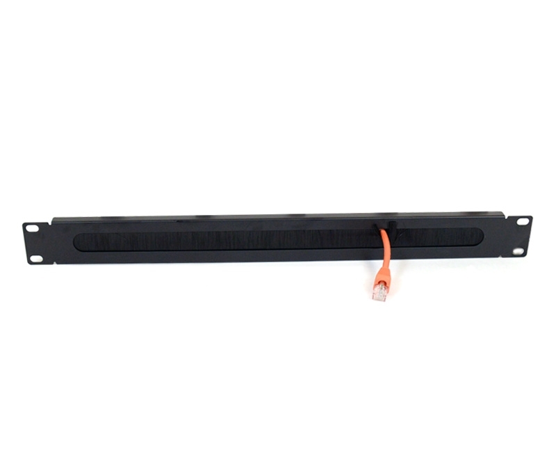 1U Horizontal Brush Panel Metal