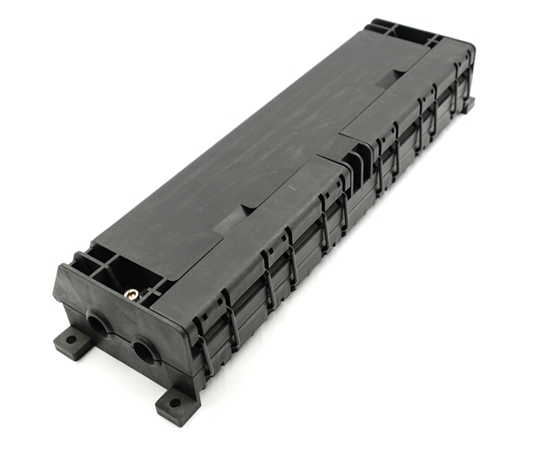 48 Fiber Inline Splice Enclosure 4 Port 2 Tray  48 Fiber Inline Splice Enclosure 4 Port 2 Tray